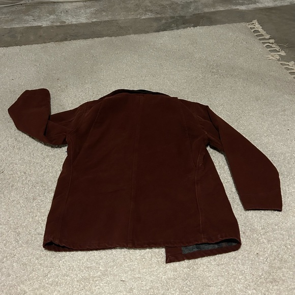 Carhartt chore coat blanket lined size medium CO2 CLY burgundy vintage - Picture 9 of 9